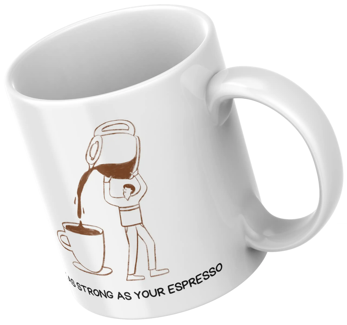 motivation quote print customised coffee mug