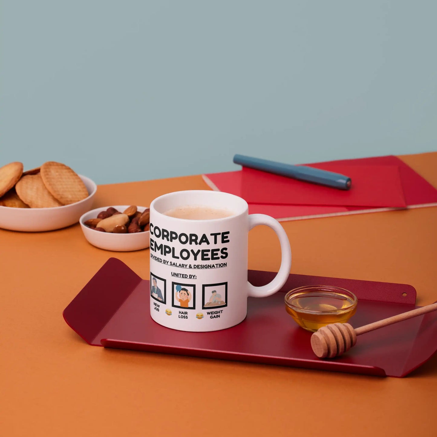 corporate jokes print customised coffee mug
