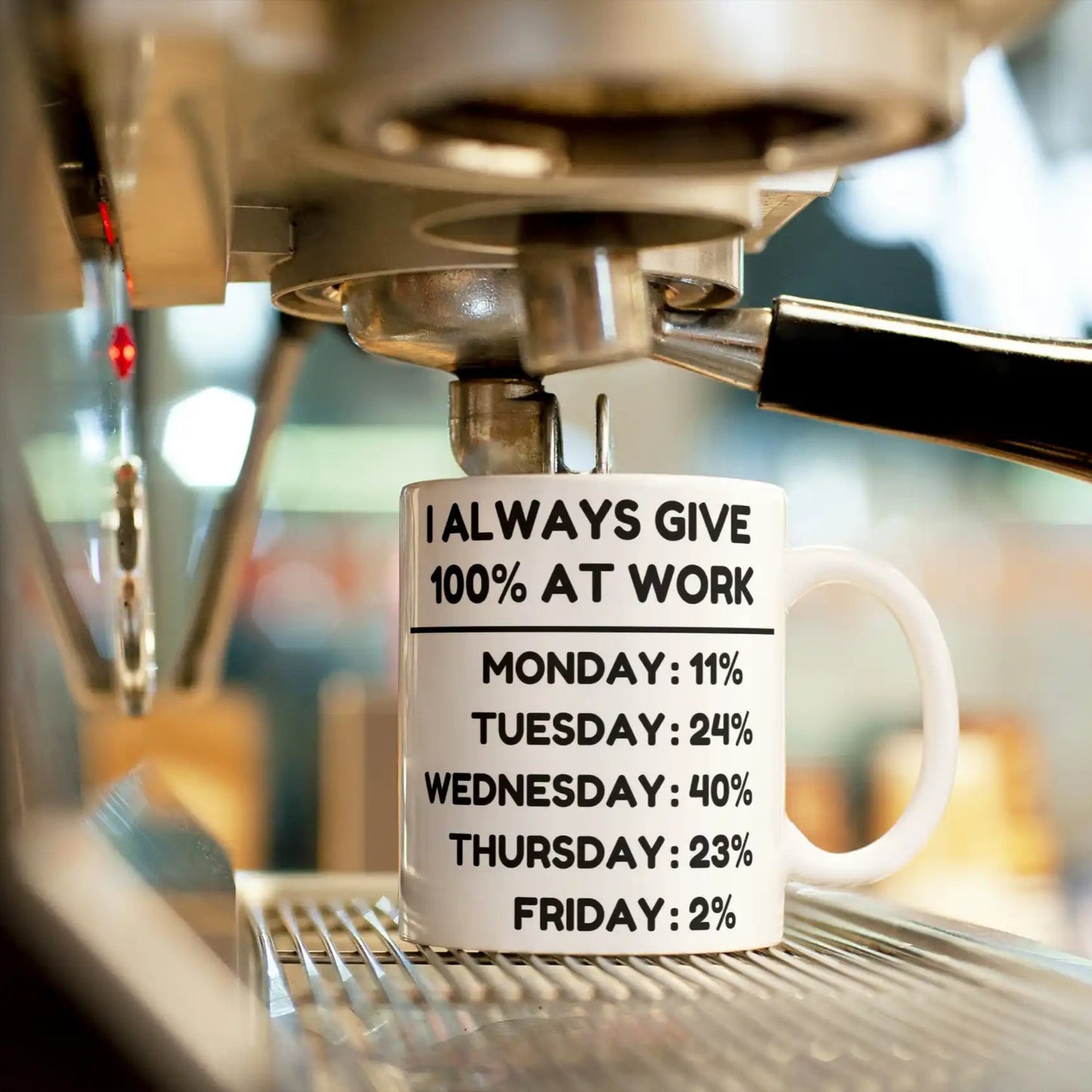 customised coffee mug for corporate employee