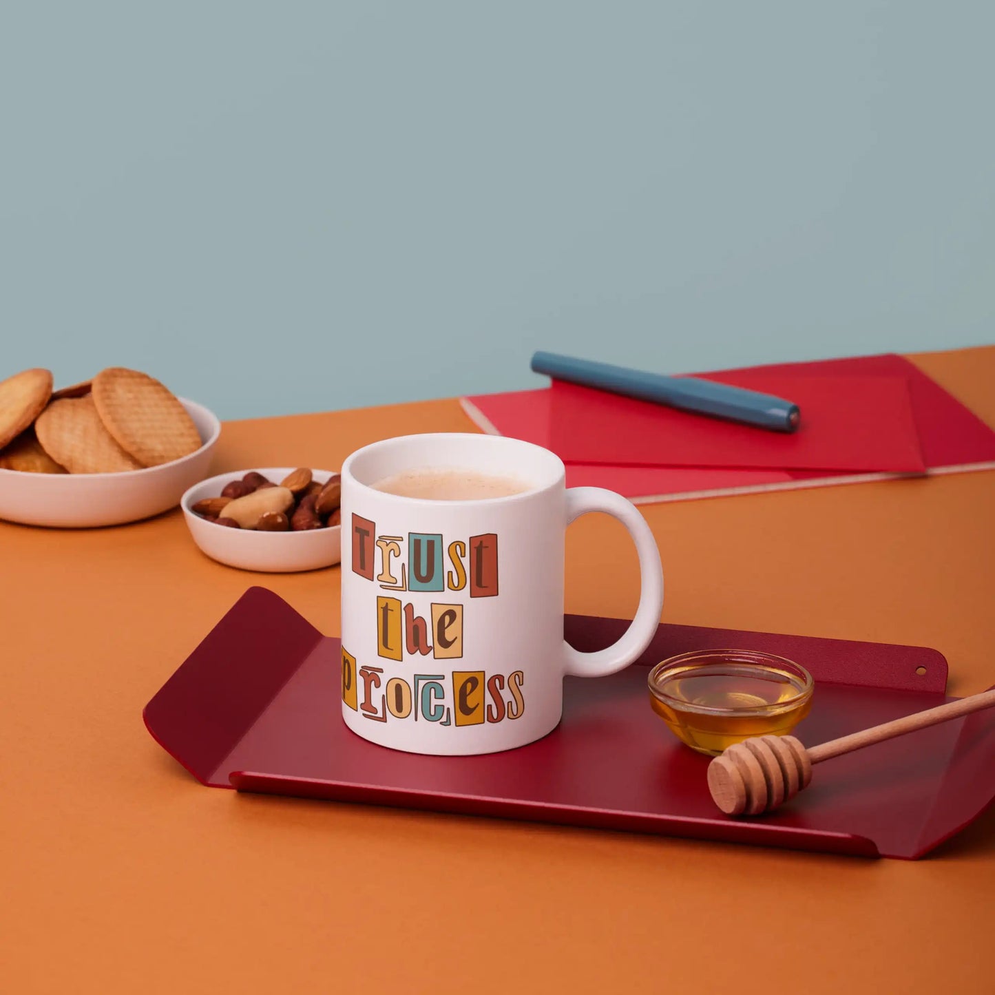 motivational quote design coffee mug