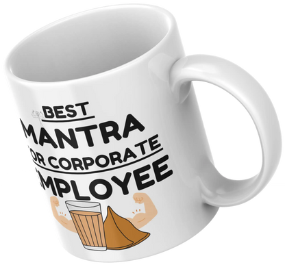 customised coffee mug for corporate employee