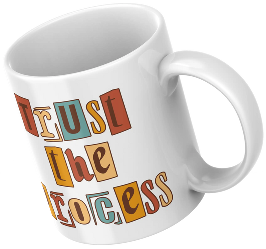 motivational print coffee mug