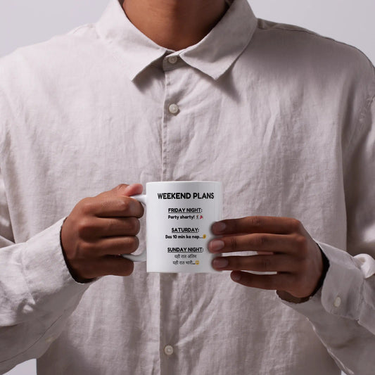 weekend plans custm design coffee mug